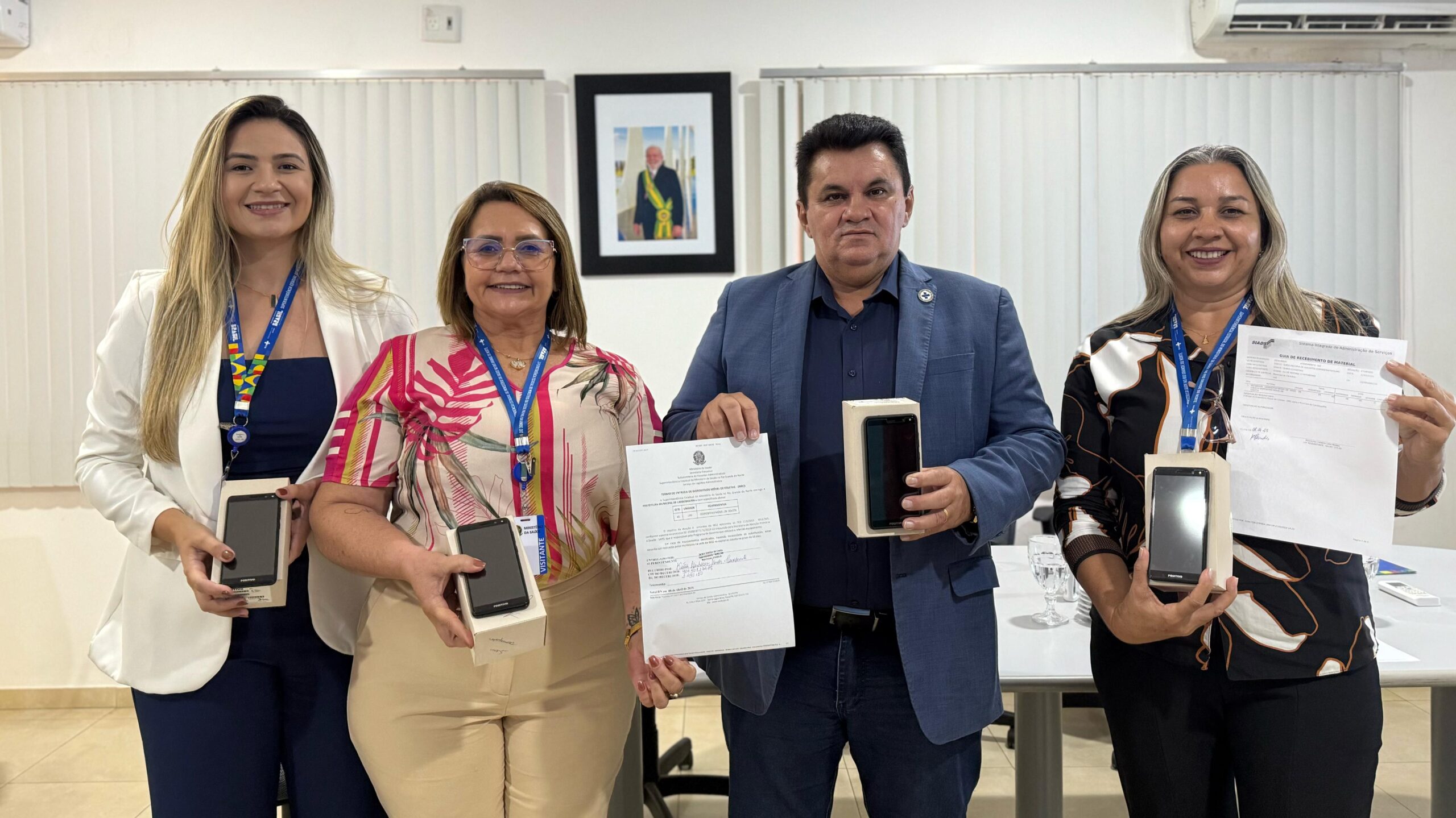 Comitiva caraubense cumpre agenda em Natal, na busca de melhorias para Saúde Municipal.